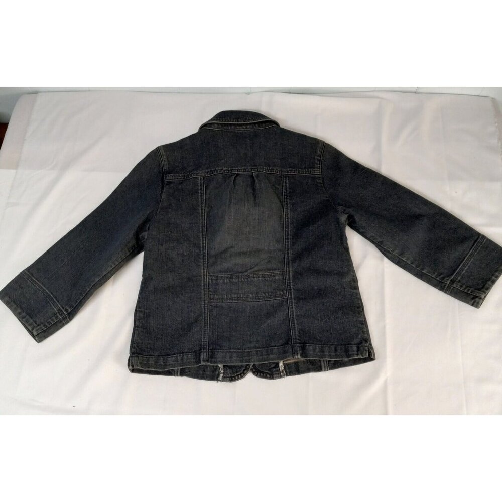 Motto QVC Women's Jean Jacket Size Small Blue Denim Cotton Spandex 2 Pockets NWT - Picture 7 of 14
